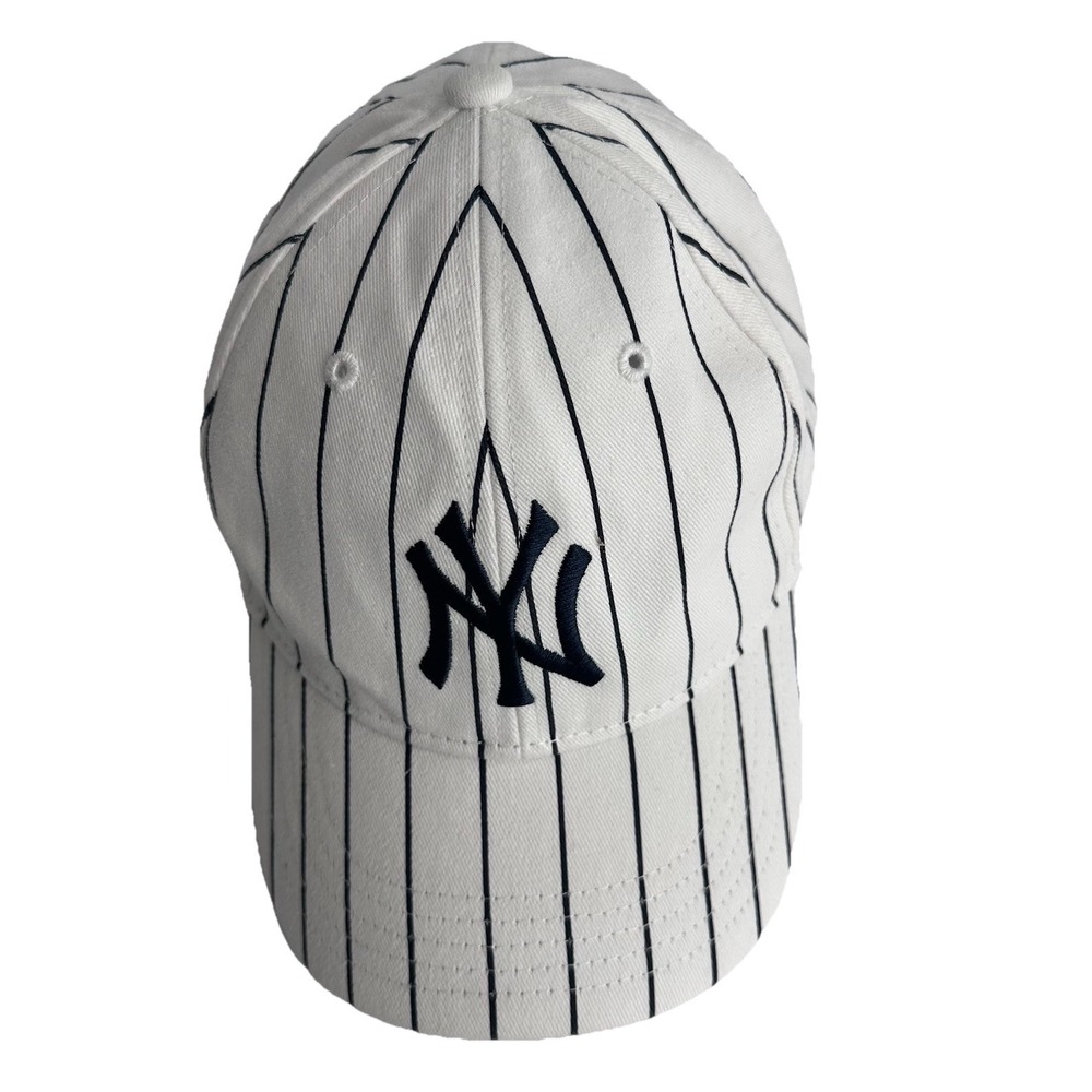 New York Yankees 47 Brand MVP YOUTH Hat Cap Adjustable MBL White Pinstripes